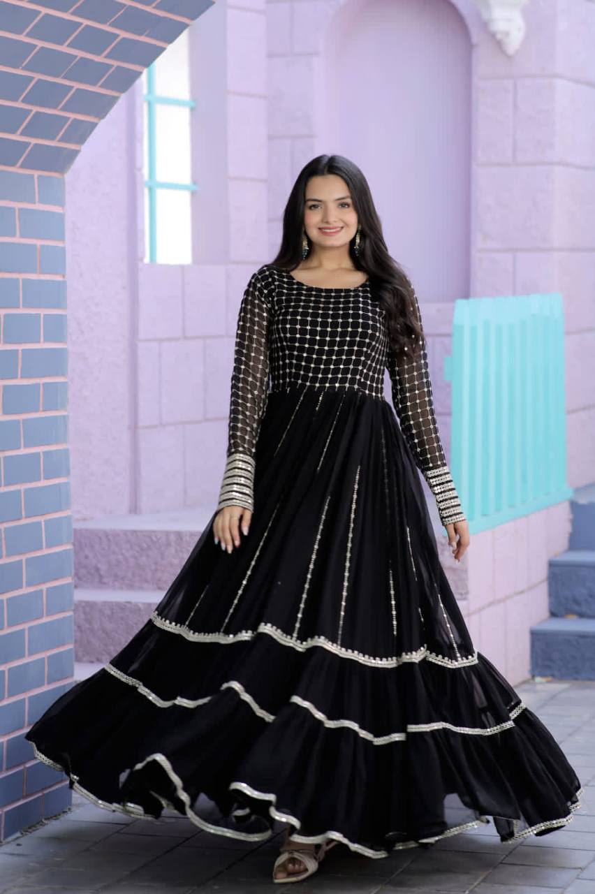 PREMIUM READYMADE BLACK GOWN COLLECTIONS.