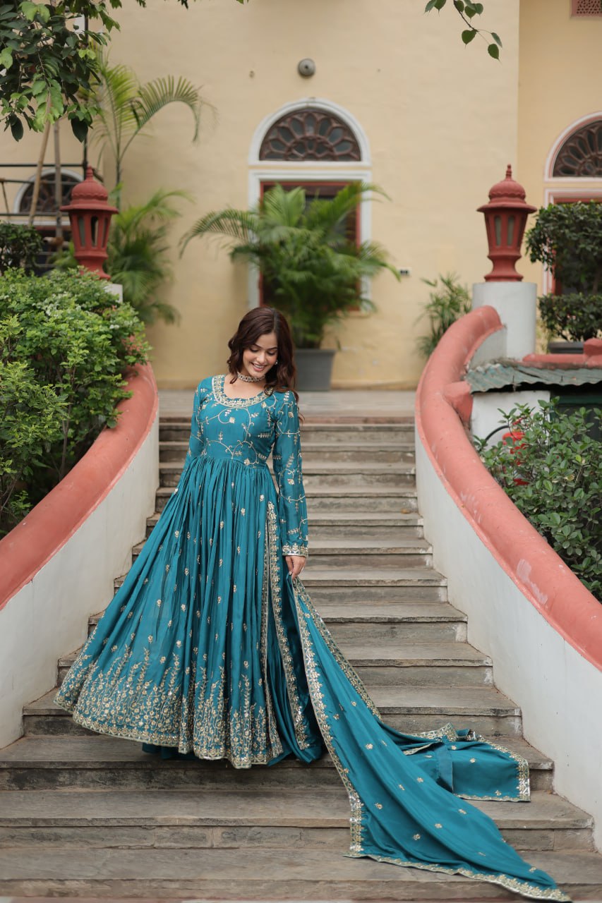 PREMIUM DESIGNER READYMADE GREENTOP-SHARARA-DUPATTA COLLECTIONS