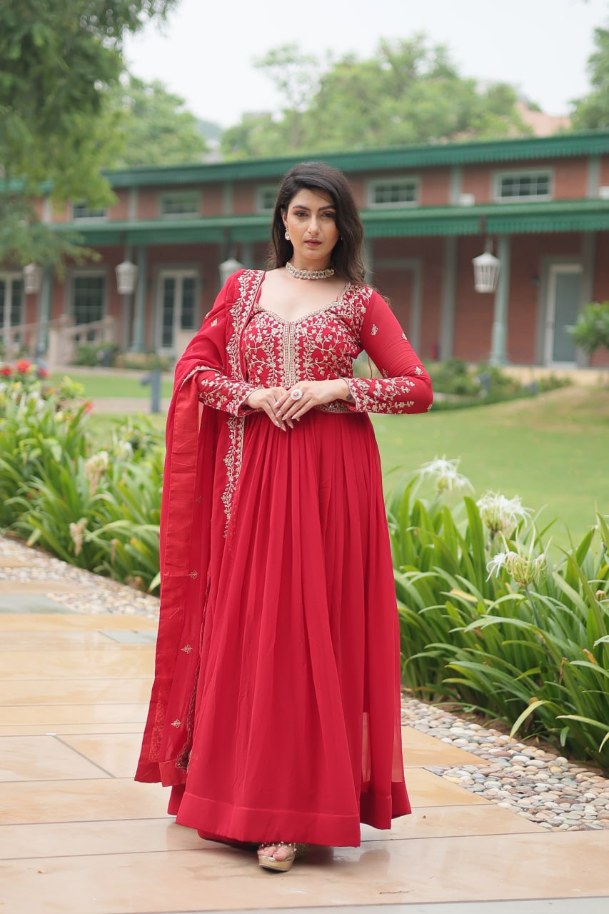 PREMIUM READYMADE RED GOWN COLLECTIONS