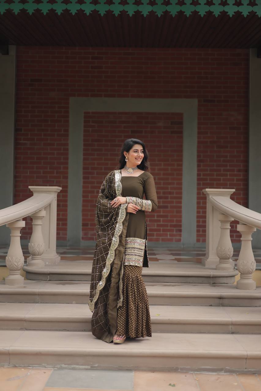 ✨ Royale Elegance Sharara Suit – A Statement of Grace & Glamour! ✨