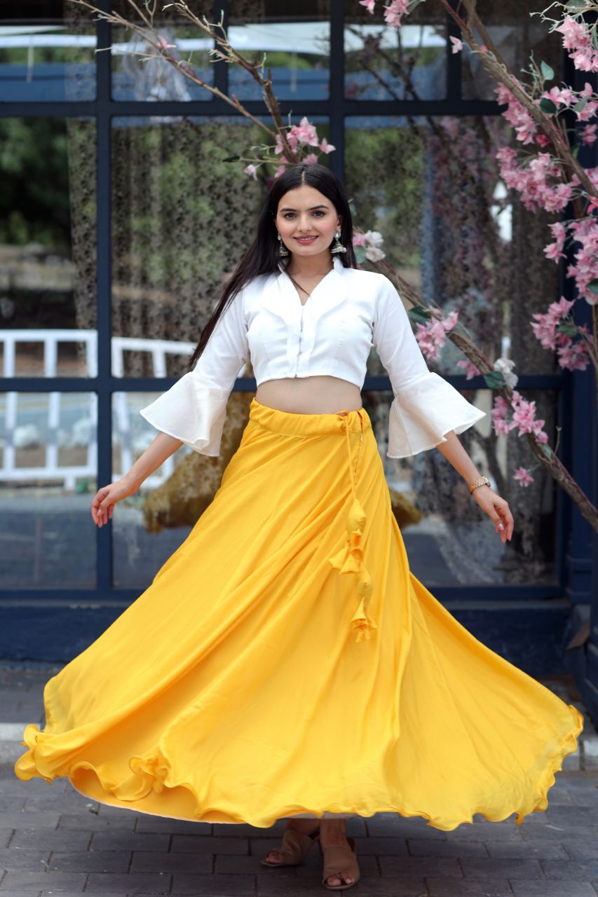 PREMIUM READYMADE YELLOW LEHENGA CHOLI COLLECTIONS